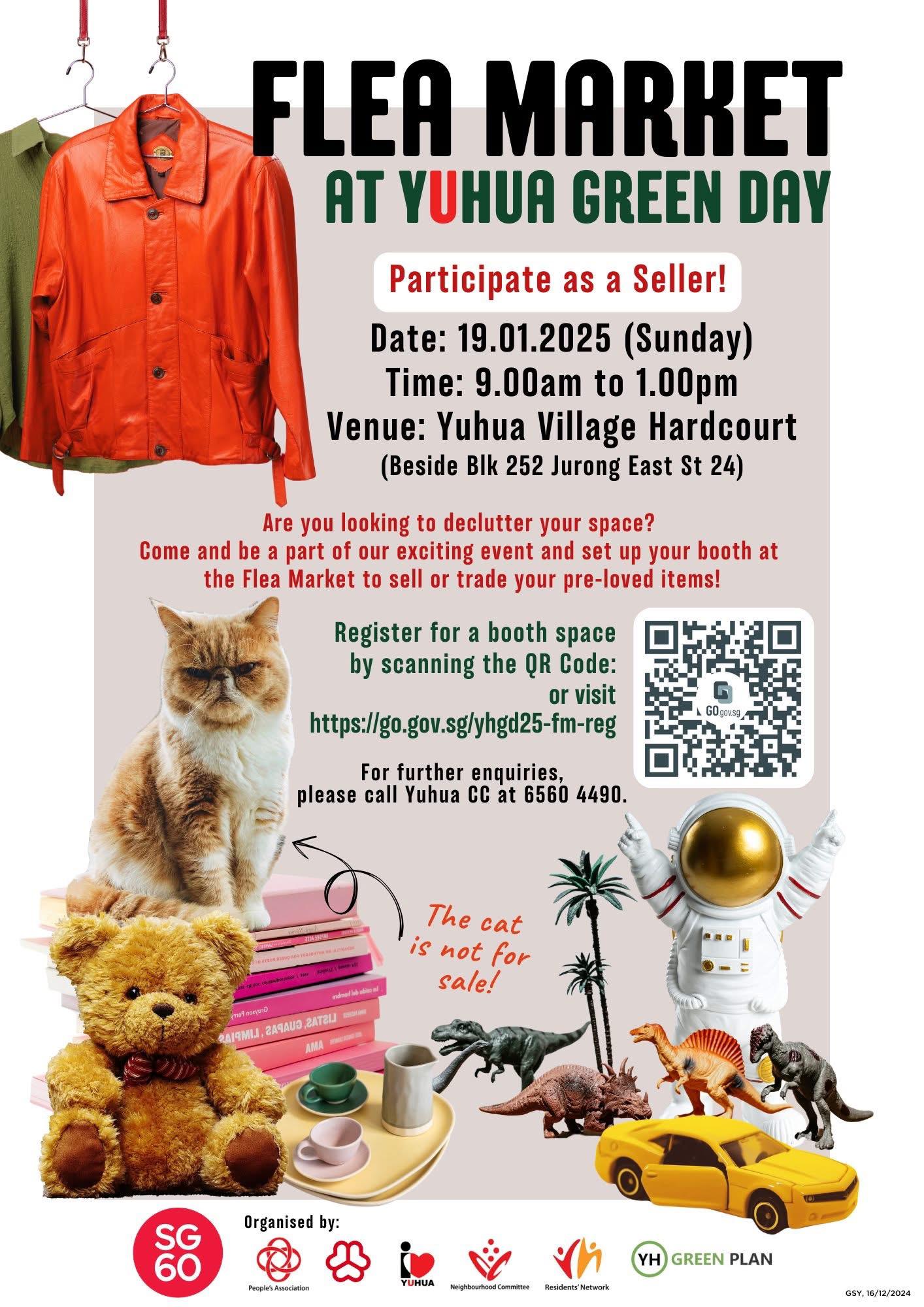 Calling All Flea Market Vendors at Yuhua Green Day 2025's Banner Image