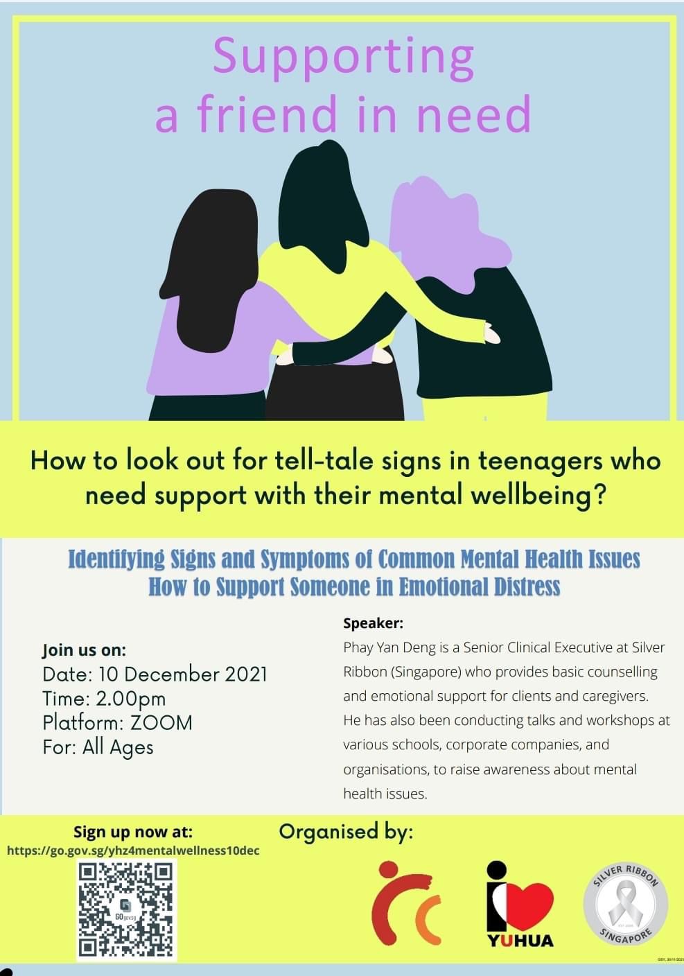 Mental Health Talk - Identifying Signs and Symptoms's Banner Image