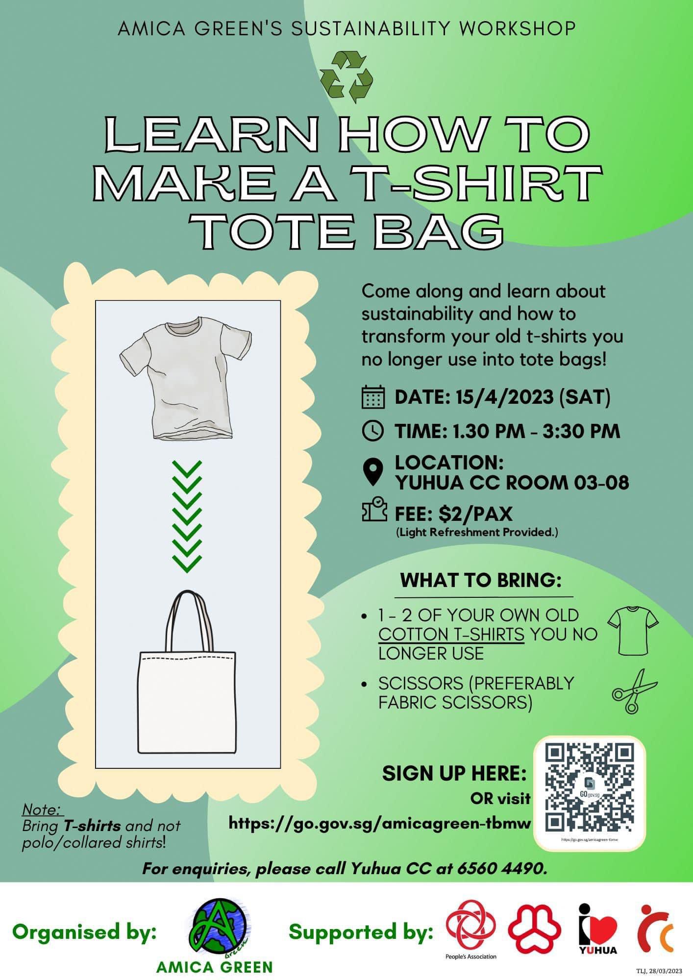 Learn how to make a T-shirt Tote Bag's Banner Image