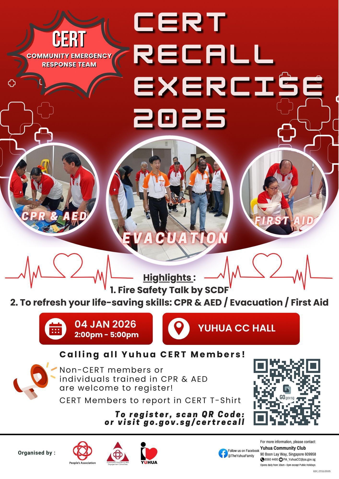 Yuhua CERT Recall Exercise 2025