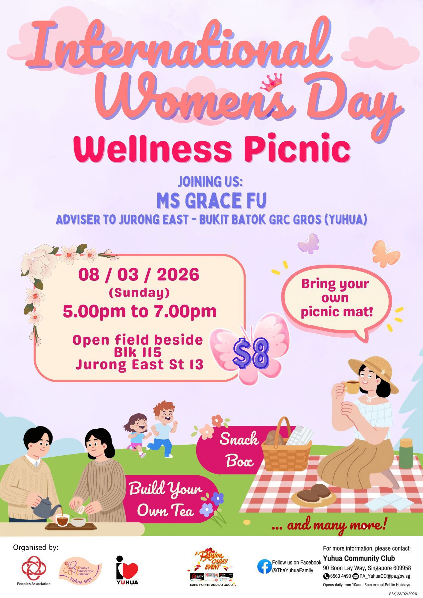 Yuhua International Women Day 2026 - Wellness Picnic