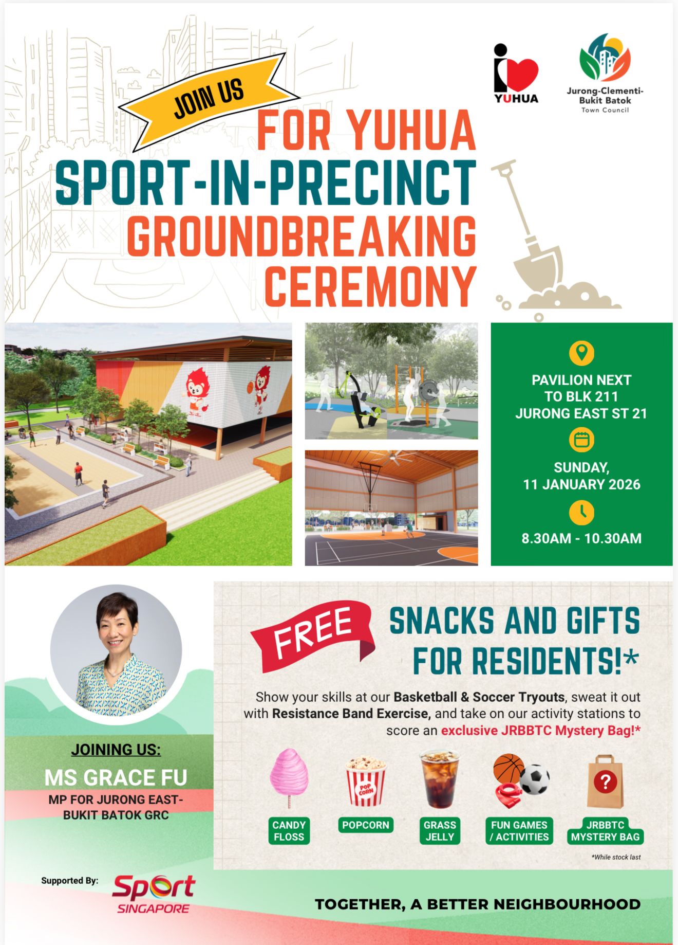 Yuhua Sport-in-Precinct Groundbreaking Ceremony 2026
