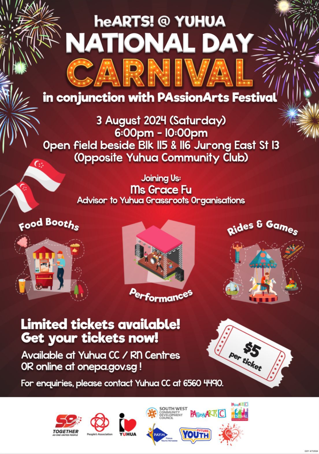heARTS!@ YUHUA National Day Carnival 2024's Banner Image