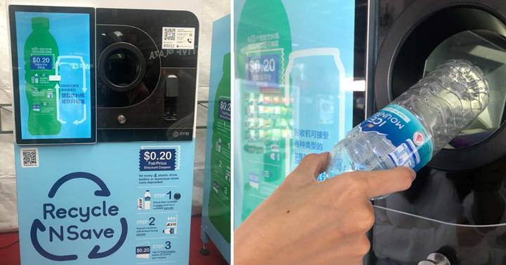 Reverse Recycling vending machine